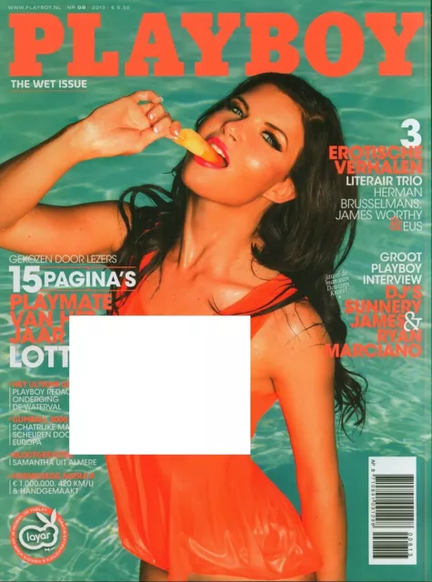 Dutch Playboy Magazine 2013-08 Lotte, Raquel Pomplun ...