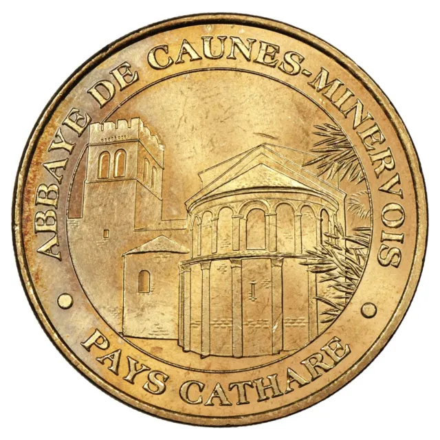 France médaille touristique Abbaye de Caunes-Minervois 2008 Monnaie de Paris