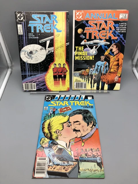 Lot of 31 - STAR TREK VOL. 1 + Annuals, ISSUES #19, 29-55, 35 DC COMICS  1984-88 9