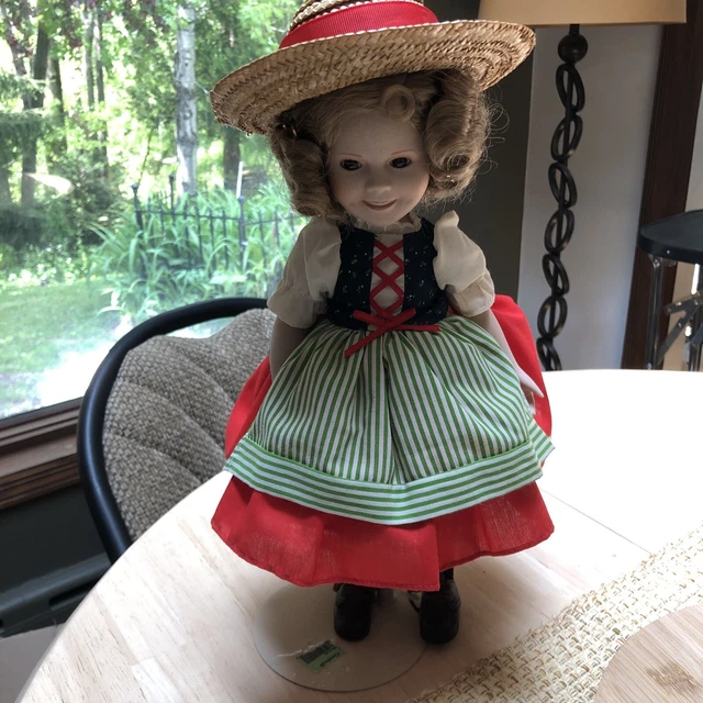 Shirley Temple Heidi Doll Danbury Mint Dolls of the Silver Screen 1986