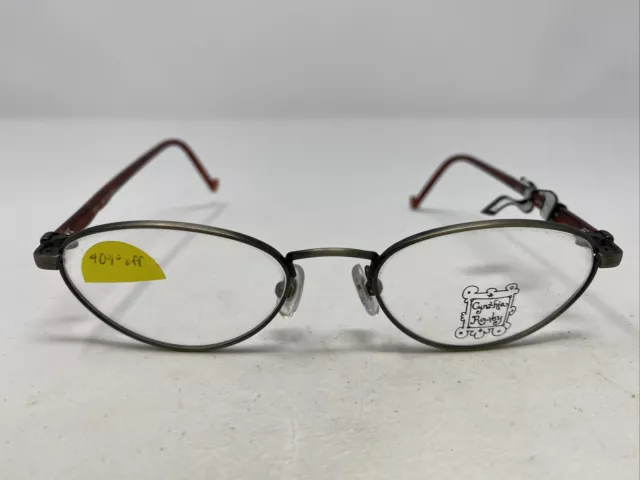 Cynthia Rowley Japan CR17 ANT SLV 49-17-140 Antique Silver Eyeglasses Frame VW93