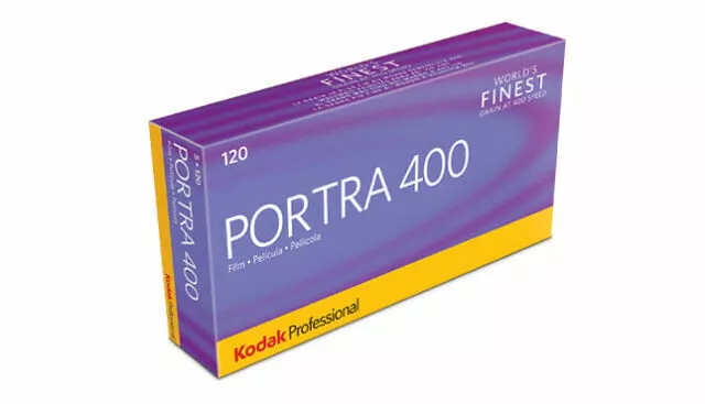 Kodak Professional Portra 400 Color Negative Film (120 Roll Film, 5 Pack)