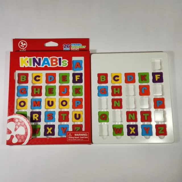 NEW Nabi Fuhu KINABI 26 Piece Alphabet Letter Pack plus extra letters