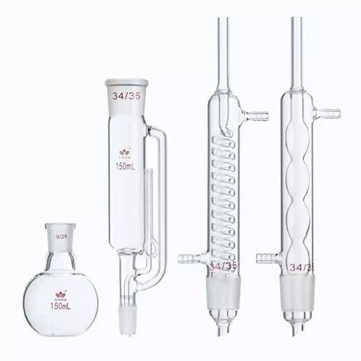 Condenser tube flask soxhlet extractor 60-1000ml Chemistry glassware Laboratory