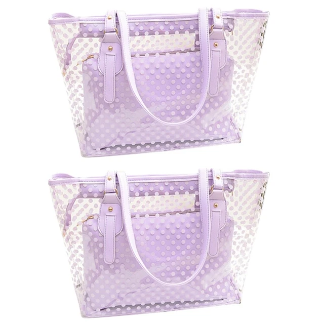 2 Count Sac De grand sac fourre-tout avec zip Avec Zip Sac De Travail Sacs À Mai