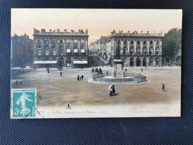 CPA 54 NANCY - La Place Stanislas towards the Theatre