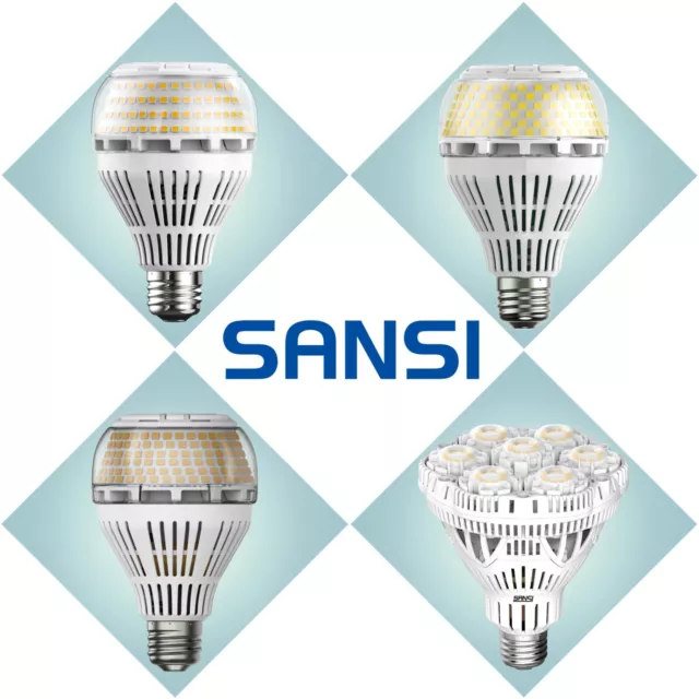 SANSI Ampoules LED E27 22W Blanc Froid 5000K, Ampoules LED