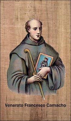 SANTINO HOLY CARD VENERATO FRANCESCO CAMACHO 