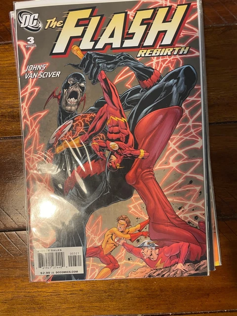 The Flash Rebirth Issue 3 July 2009 Variant Johns Van Sciver