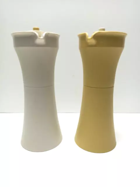 Tupperware - Oil & Vinegar Cruet Containers - Push Seal - Pair Of - Salad Dress 2