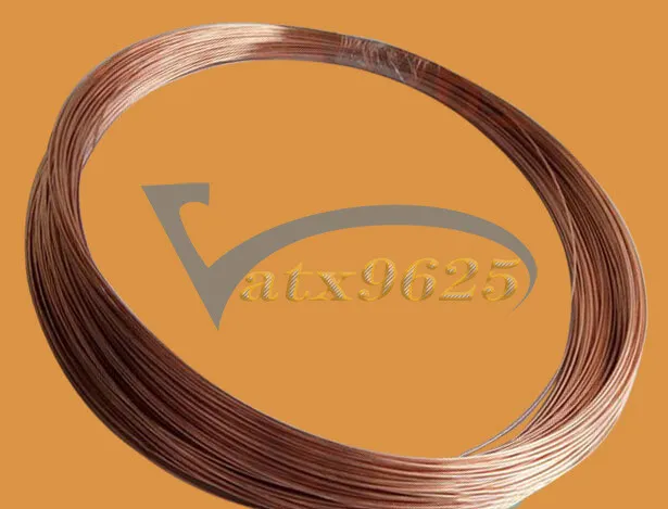 99.9% Pure Copper Cu Metal Wire, Diameter 3mm, Length 2m