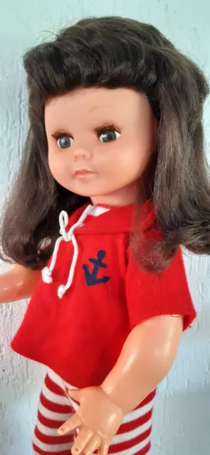 Poupée brune 45 cm Stella (non marquée)