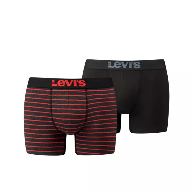 Levi's Short Hommes 200SF Vintage Rayures Boxer Brief 2er-PACK Boxers