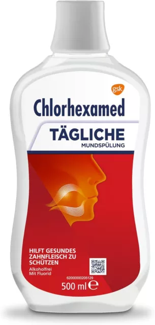 Chlorhexamed Tägliche Mundspülung Reinigung Mundraum Mundwasser 500 ml