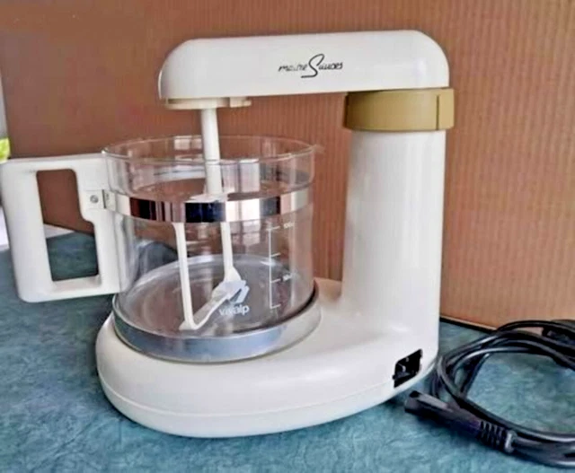 Saucier électrique SEB Vintage 1 Litre – Gris/Rose – Thermostat 6 Positions – Années 90