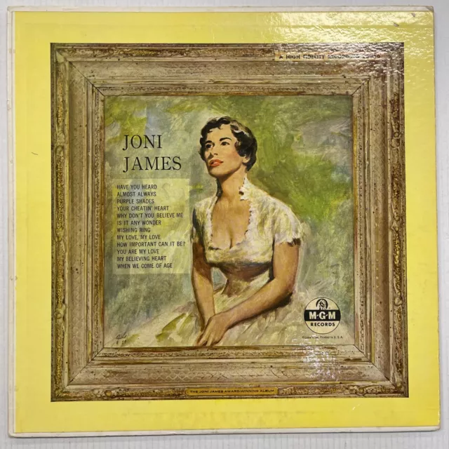 Joni James “Award Winning Album” 1956 MONO