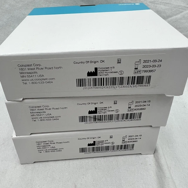 Lote de 3 cajas Coloplast 10502 SenSura Mio Recorte de Click para Ajustar la Barrera de Ostomía, 5ea
