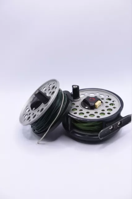 PFLUEGER TRION 2856 Fly Reel And Spare Spool £30.00 - PicClick UK
