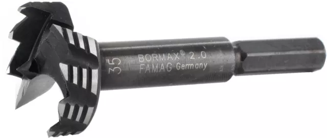 Famag WS Bormax 2.0 Forstnerbohrer Ã¸ 20 mm Bohrer mit Zentrierspitze Länge 90 m