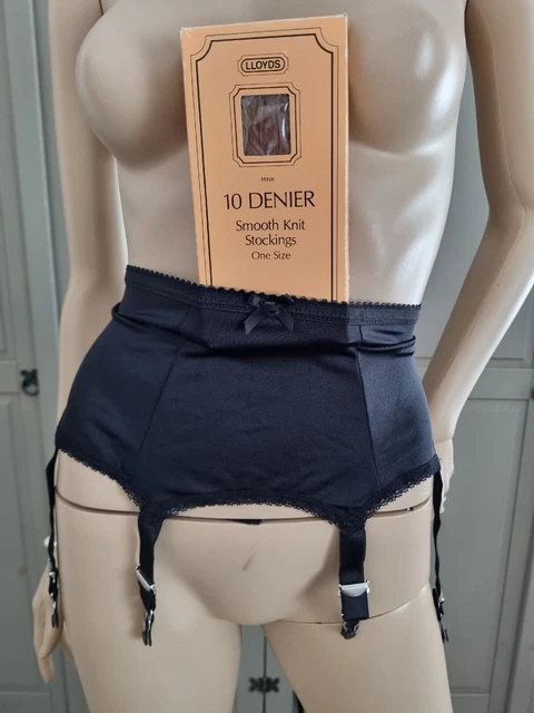 BLACK KISS ME Deadly Retro 6-Strap Suspender Belt & Retro Stockings 10-12 UK 10.50 - PicClick UK BLACK KISS ME Deadly Retro 6-Strap Suspender Belt & Retro Stockings 10-12 UK 10.50 - PicClick UK