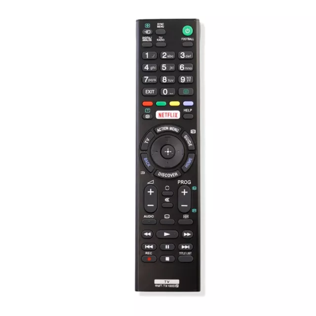 Neue Fernbedienung RMT-TX100D fur Sony TV KDL-65W859C KDL-55W808C KDL-75W855C