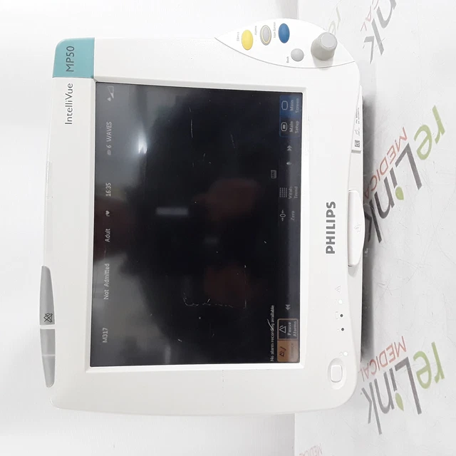 Philips Healthcare IntelliVue MP50 - M8004A Patient Monitor