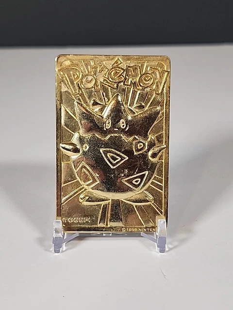 1999 TOGEPI 24K Gold Card Pokemon Burger King Nitendo Promotion $12.50 -  PicClick