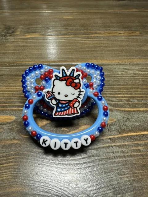 Hello Kitty, Adult Pacifier, anxiety, soothing, DDLG/ABDL Size 6