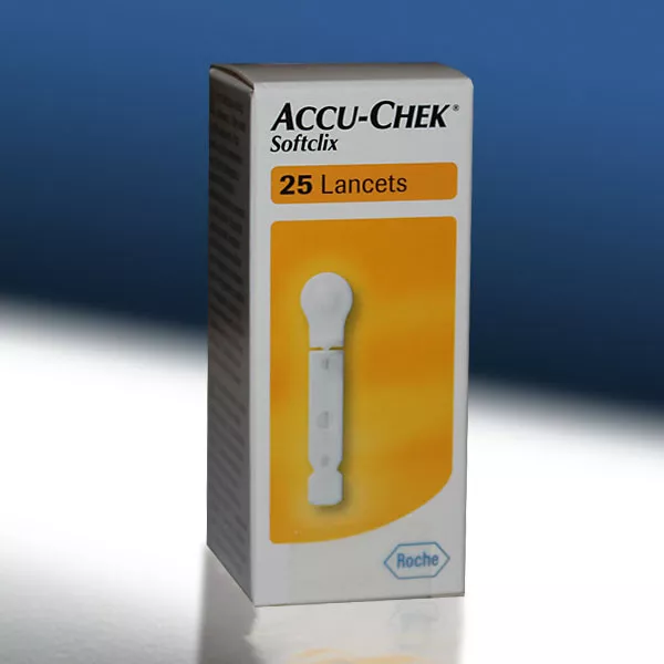 Accu-Chek Softclix Sterile 0.4 mm, 28 G Lancets 25/50/100/200 pcs