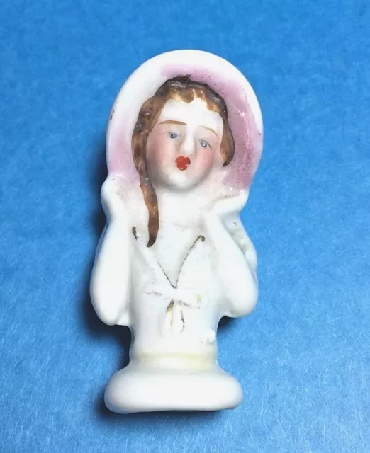 Vintage Porcelain Pin Cushion Half Doll  #3  Free Shipping