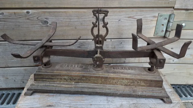 47cm Eisen Alte schwere antike Waage krämer balken küchen waage Frankreich ?