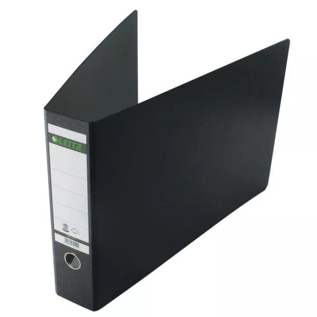 Leitz 180 Oblong Lever Arch File Board A3 Black Pack of 2 310680095