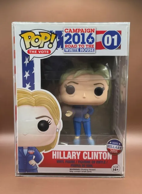 Funko POP! Campaign2016 Road to the white house-Hillary Clinton#01 mit Protector