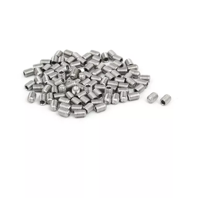 M3x4mm 316 Acier Inox Vis Tête bombée six pans creux 100pcs