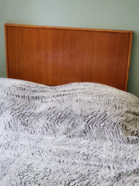 Tête de lit vintage en bois années 70