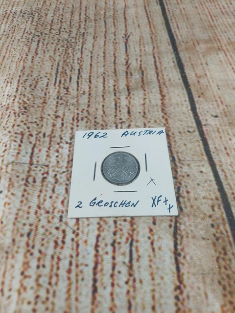 1962 Austria 2 Groschen Coin