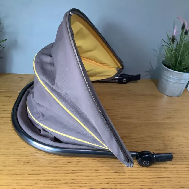 icandy Peach Main Seat/Carrycot Hood - Honeycomb  - Chrome Trim - Replacement