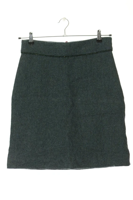 LANIUS Jupe en laine Dames T 40 vert style décontracté