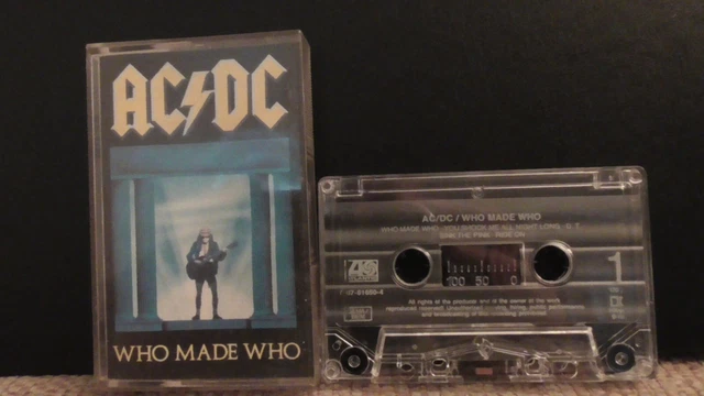 AC/DC - WHO Made Who - Original Cassette Tape - Acdc Atlantic EUR 5,84 ...