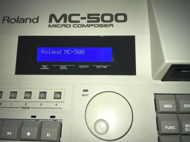 Roland MC-500/mkII Replacement LCD Display - Blue background and white character