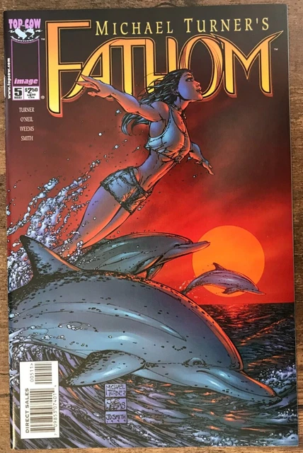 Fathom Vol 1 #5 By Michael Turner Bill O'Neil Variant A Top Cow Image NM/M 1999