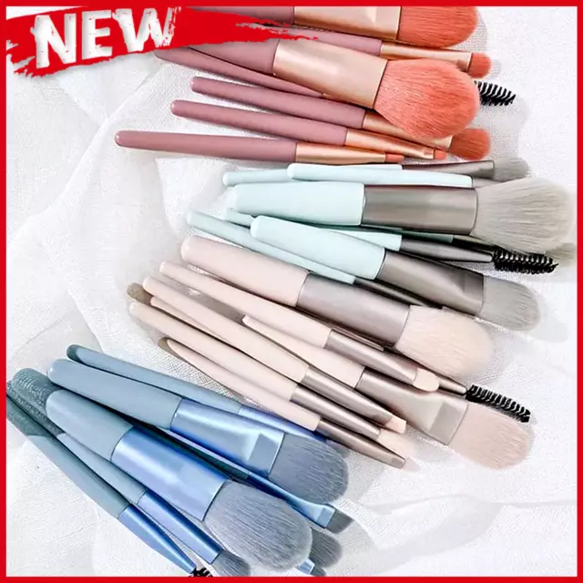 Makeup Brushes Set Foundation Eyeshadow Blush Cosmetic Blending 8pcs Beauty Set