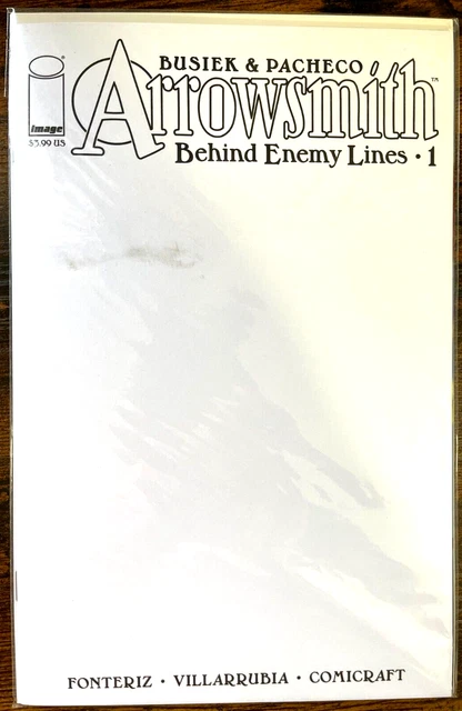 Arrowsmith Behind Enemy Lines #1 Blank Variant 1St Print Busiek 2021 Image