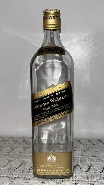 Rare!! Vintage Scotland “Johnnie Walker” Extra Special Black Label Bottle..