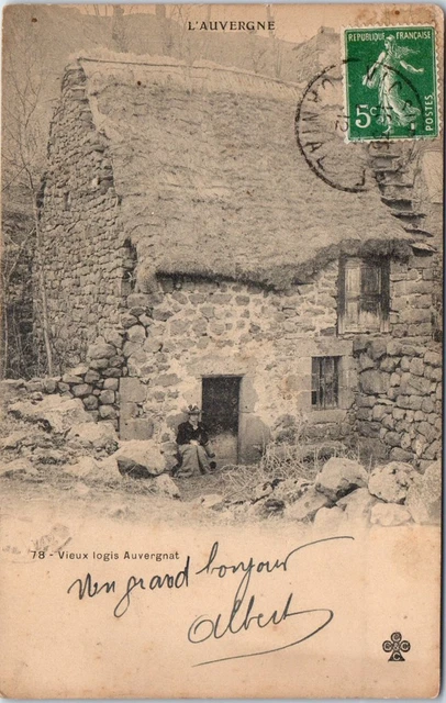 63 TYPES D'AUVERGNE  carte postale ancienne [REF 55718]