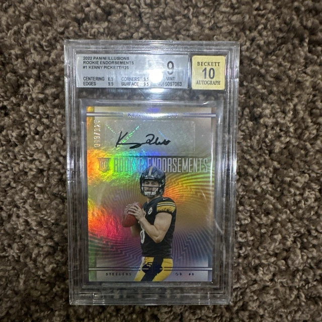 2022 PANINI ILLUSIONS Kenny Pickett Rookie Endorsements Auto RC /125