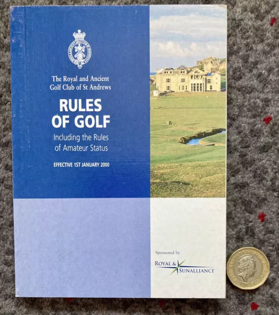 Vintage Pocket Size Rules Of Golf - Royal & Ancient Golf Club Of St Andrews 2000