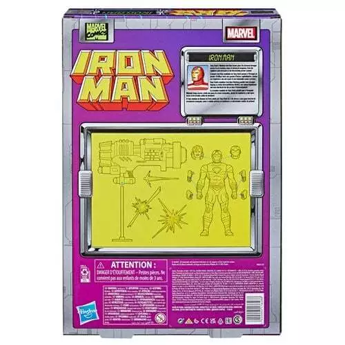 Iron Man Marvel Legends Retro Iron Man 6-inch Action Figure BY HASBRO 2