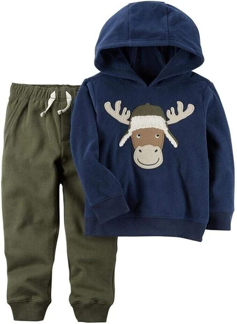 Carter's Baby Boy's 2PC Fleece Pullover & Jogger Set Original $26.00   6 Months