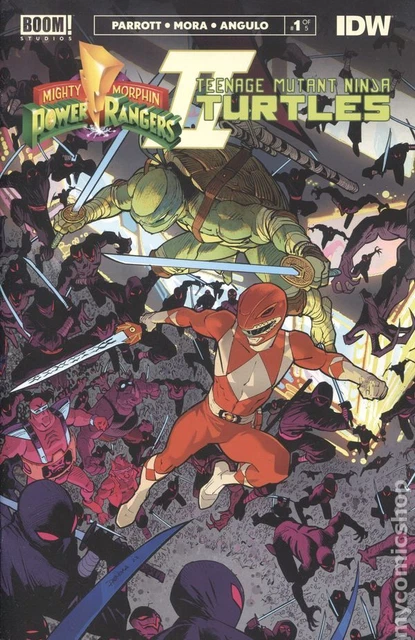 Mighty Morphin Power Rangers Teenage Mutant Ninja Turtles II 1A NM 2022